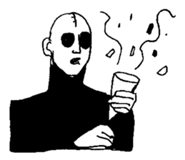 Gothic Metal man sticker #9390900