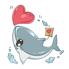 Shark -chan sticker #9390994