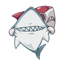 Shark -chan sticker #9391009