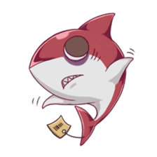 Shark -chan sticker #9391012