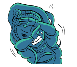 Monsters in Niiza City sticker #9391082