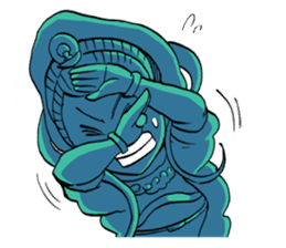 Monsters in Niiza City sticker #9391082