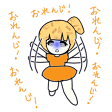 idol otaku-chan 3 -orange- sticker #9391149
