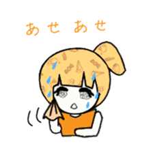 idol otaku-chan 3 -orange- sticker #9391167