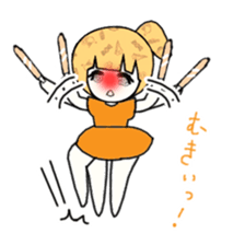 idol otaku-chan 3 -orange- sticker #9391168