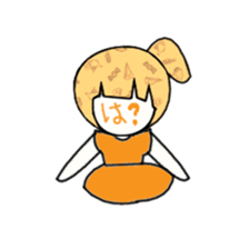 idol otaku-chan 3 -orange- sticker #9391174