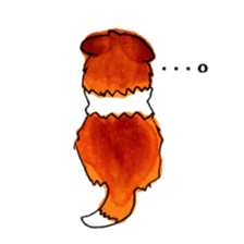 Sheltie George sticker #9391369