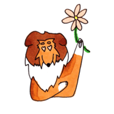 Sheltie George sticker #9391382