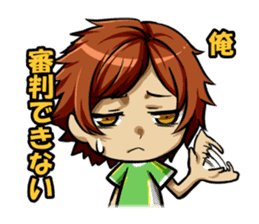 Soccer carnival support stamp sticker #9392228