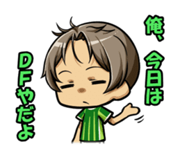 Soccer carnival support stamp sticker #9392230