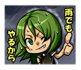 Soccer carnival support stamp sticker #9392235