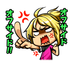 Soccer carnival support stamp sticker #9392250