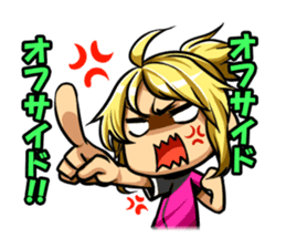 Soccer carnival support stamp sticker #9392250