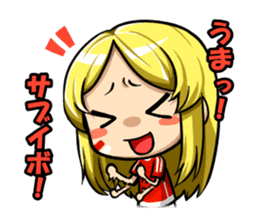 Soccer carnival support stamp sticker #9392257