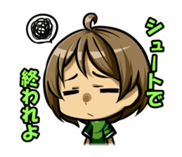 Soccer carnival support stamp sticker #9392261