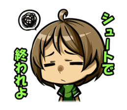 Soccer carnival support stamp sticker #9392261