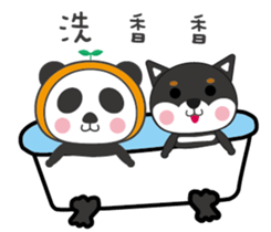 Panda&Shiba sticker #9392269