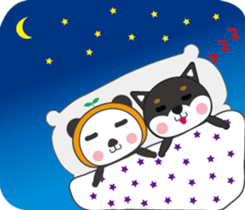 Panda&Shiba sticker #9392294