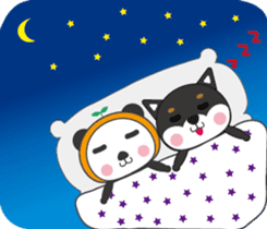 Panda&Shiba sticker #9392294