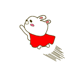 Rabbit:U-sa U-sa & Cat Friend:Mew-Mew sticker #9392327