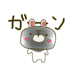 Rabbit:U-sa U-sa & Cat Friend:Mew-Mew sticker #9392330
