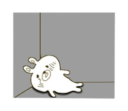 Rabbit:U-sa U-sa & Cat Friend:Mew-Mew sticker #9392331