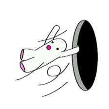 Black hole monster sticker #9392655