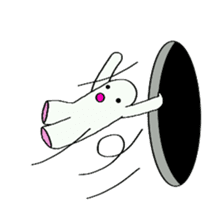 Black hole monster sticker #9392655