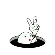 Black hole monster sticker #9392663