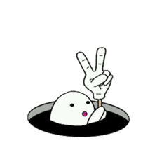 Black hole monster sticker #9392663