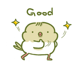 Cute a pigeon sticker #9392708