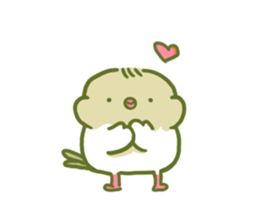 Cute a pigeon sticker #9392710