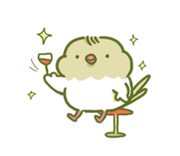 Cute a pigeon sticker #9392711