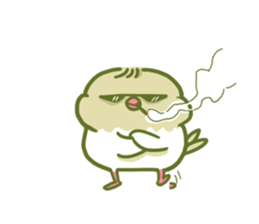 Cute a pigeon sticker #9392719