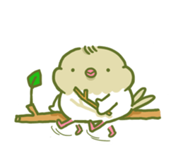 Cute a pigeon sticker #9392733