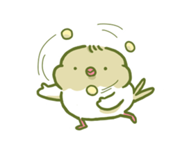 Cute a pigeon sticker #9392736