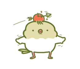 Cute a pigeon sticker #9392737