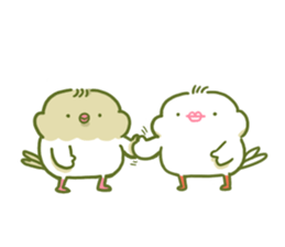 Cute a pigeon sticker #9392738