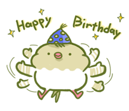 Cute a pigeon sticker #9392741