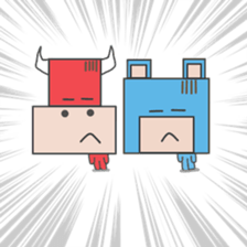 Popular Bull and Bear 2.0(world sticker #9393008