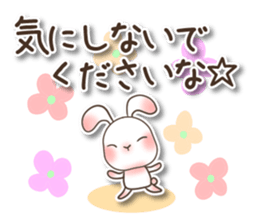 The wabi and sabi rabbit 3 sticker #9393068