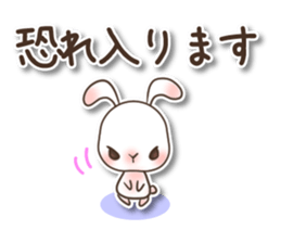 The wabi and sabi rabbit 3 sticker #9393072