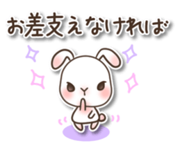 The wabi and sabi rabbit 3 sticker #9393073