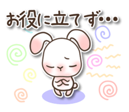 The wabi and sabi rabbit 3 sticker #9393084