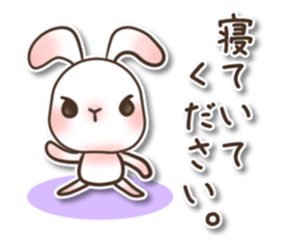 The wabi and sabi rabbit 3 sticker #9393095