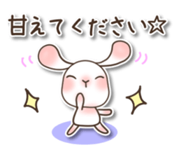 The wabi and sabi rabbit 3 sticker #9393096