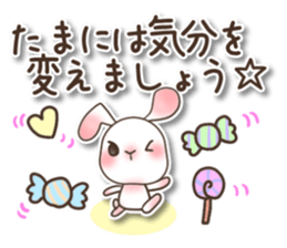 The wabi and sabi rabbit 3 sticker #9393097