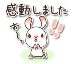 The wabi and sabi rabbit 3 sticker #9393101