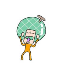 Melon man(world sticker #9393584
