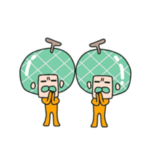 Melon man(world sticker #9393590